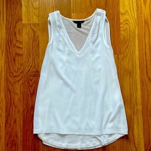 Banana Republic Layered Top, white, XS
